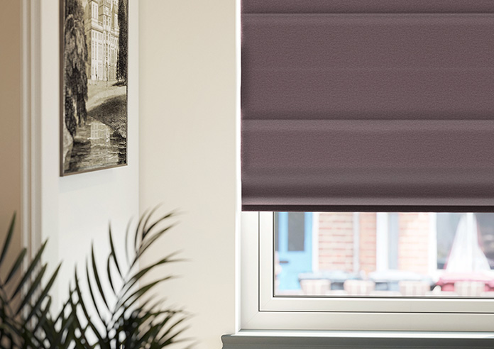 Stamford, Plum - Roman Blind - Image 5